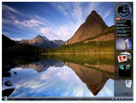 Desktop World Clock Windows Vista