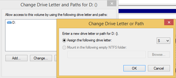 assign a drive letter to folder