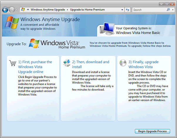 Upgrading From Windows Vista Home Premium To Windows 8