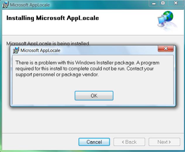 Windows Installer Package For Vista