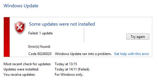  update ran into a problem upgrade to windows 10 important update may