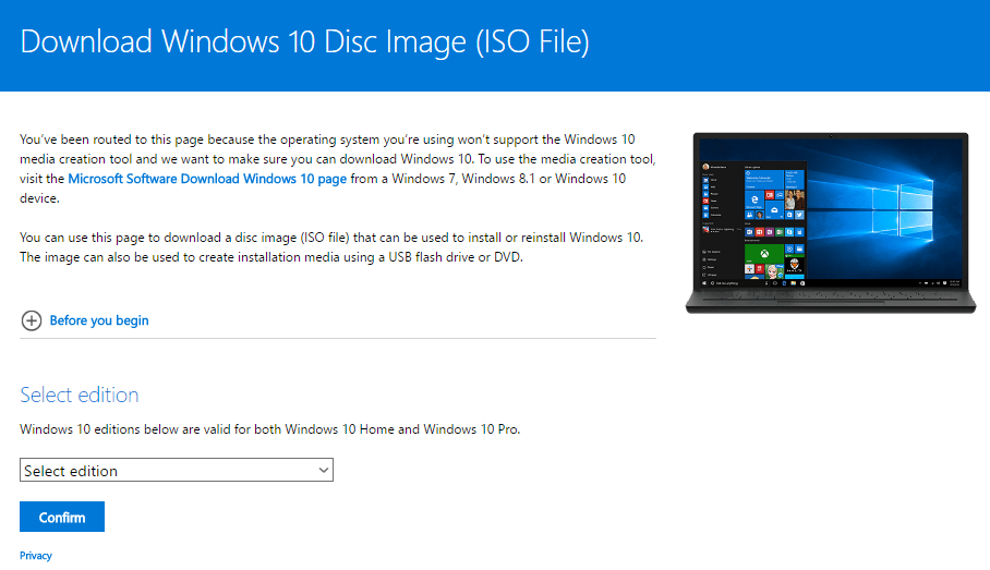 download windows 10 version 1607